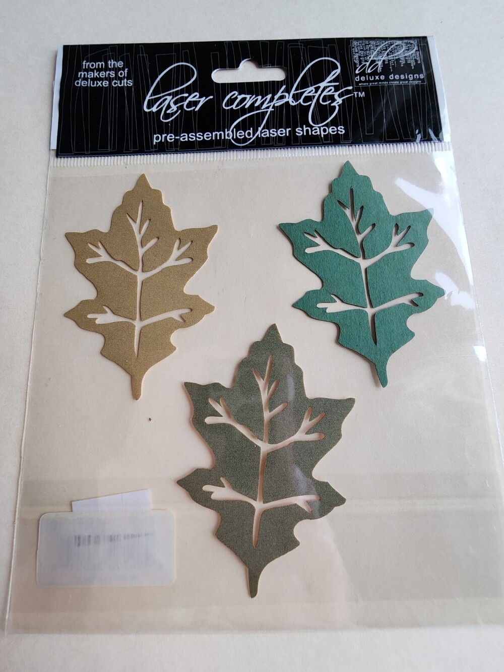 Scrapbooking DieCut Shape - Oak Leaves Fall Thanksgiving + DIY Crafting New #19